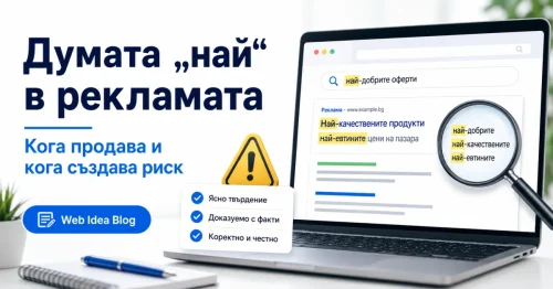 Защо не трябва да пишете „най-добрите“, „най-евтините“ и „най-качествените“ в сайта си