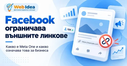 Facebook ограничава външните линкове за бизнес страници - какво се променя с Meta One